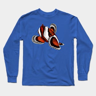 Orange ocellaris clownfish from behind Long Sleeve T-Shirt